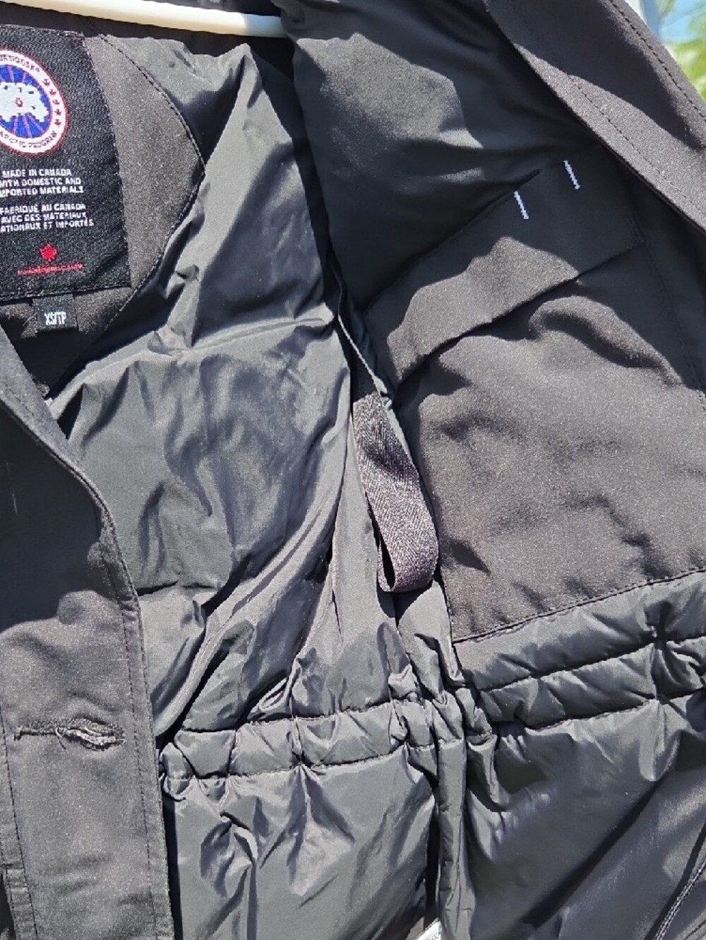 Canada Goose Womens Hooded Bomber Jacket with Removable Fur Trim - Picture 12 of 15